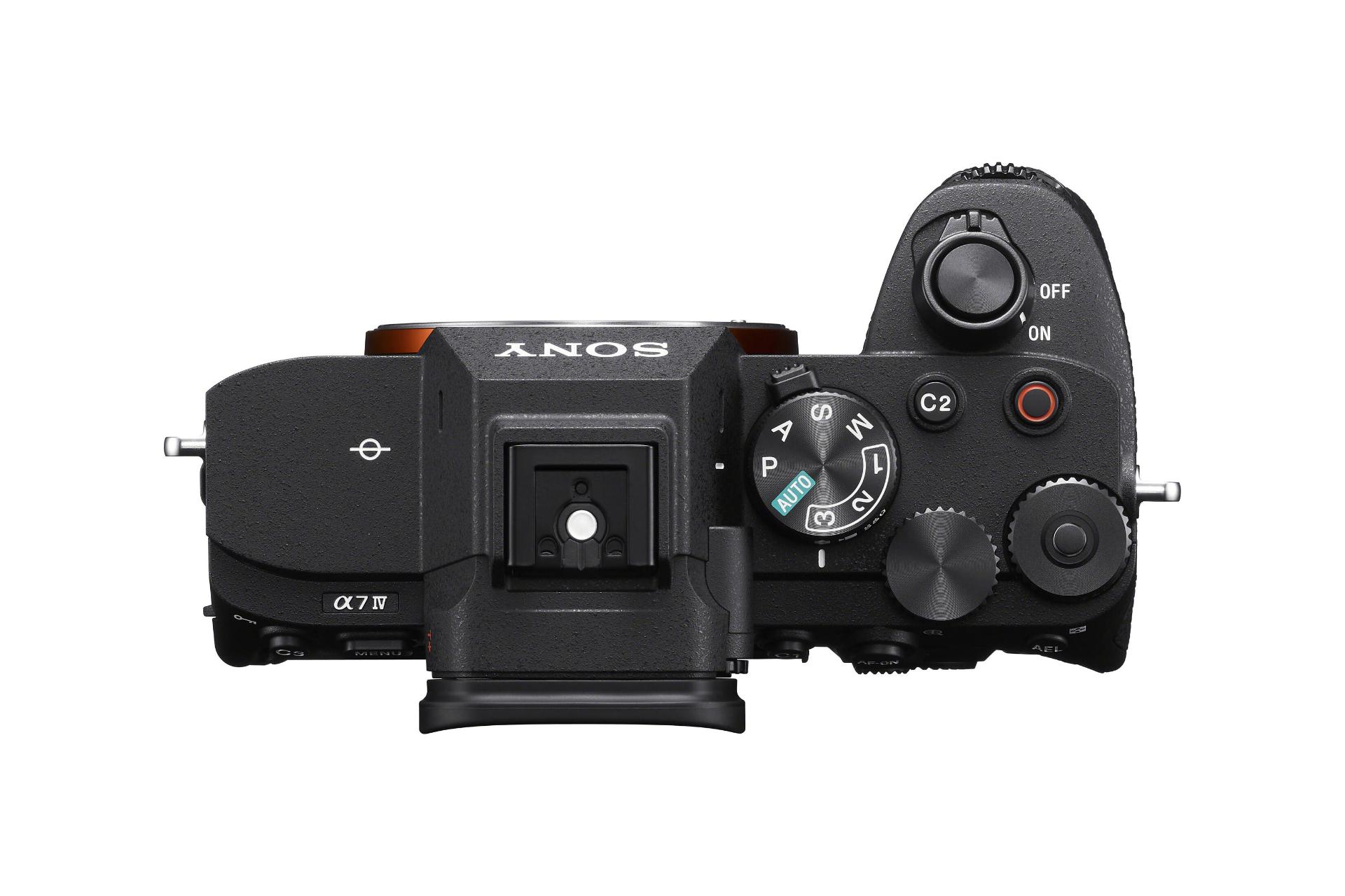 نمای بالای دوربین Sony Alpha a7 IV