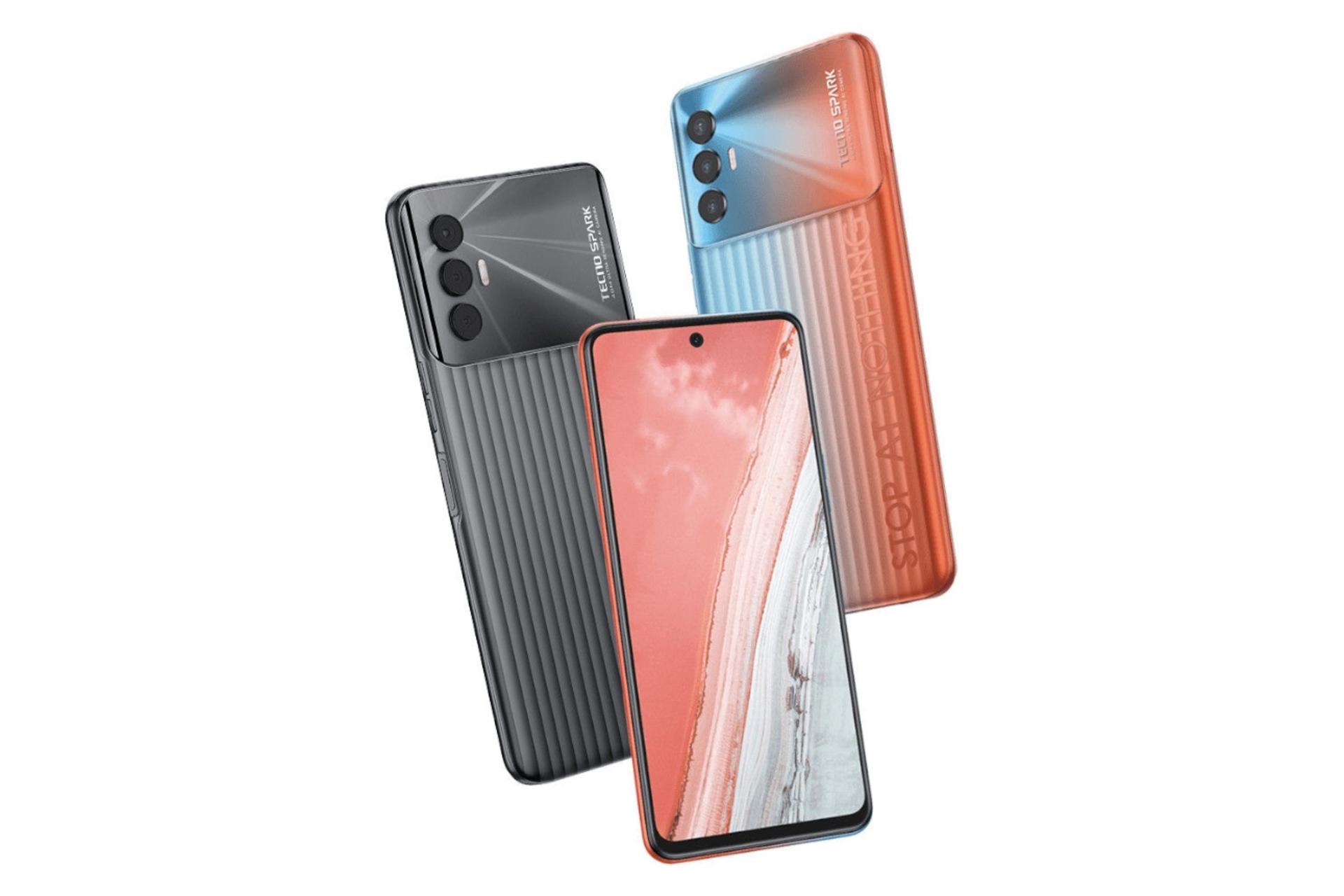 رنگ های مختلف گوشی موبایل اسپارک 8 پرو تکنو / Tecno Spark 8 Pro