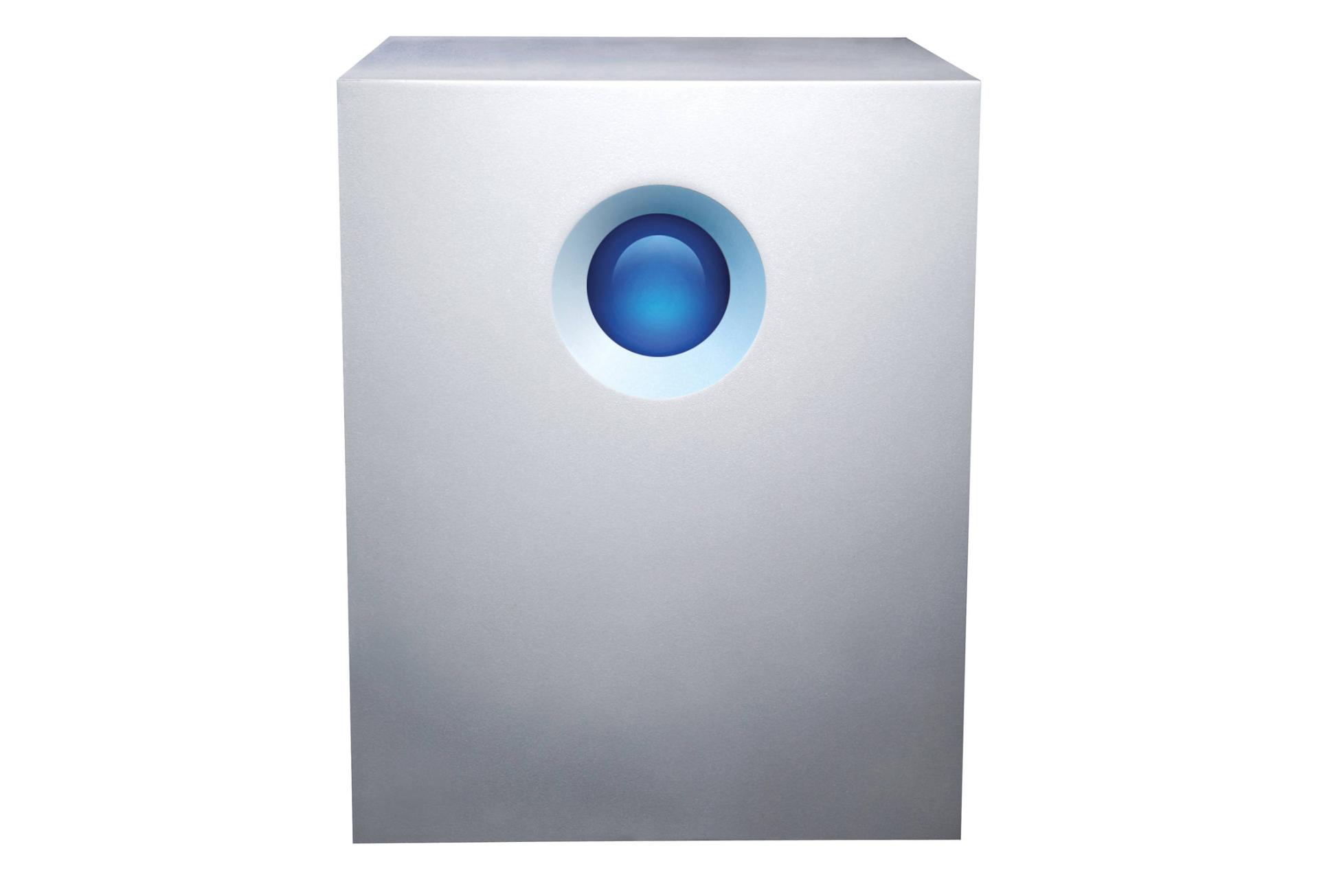 نمای جلو هارد دیسک لسی 5big Thunderbolt 2 ظرفیت 40 ترابایت رنگ سفید