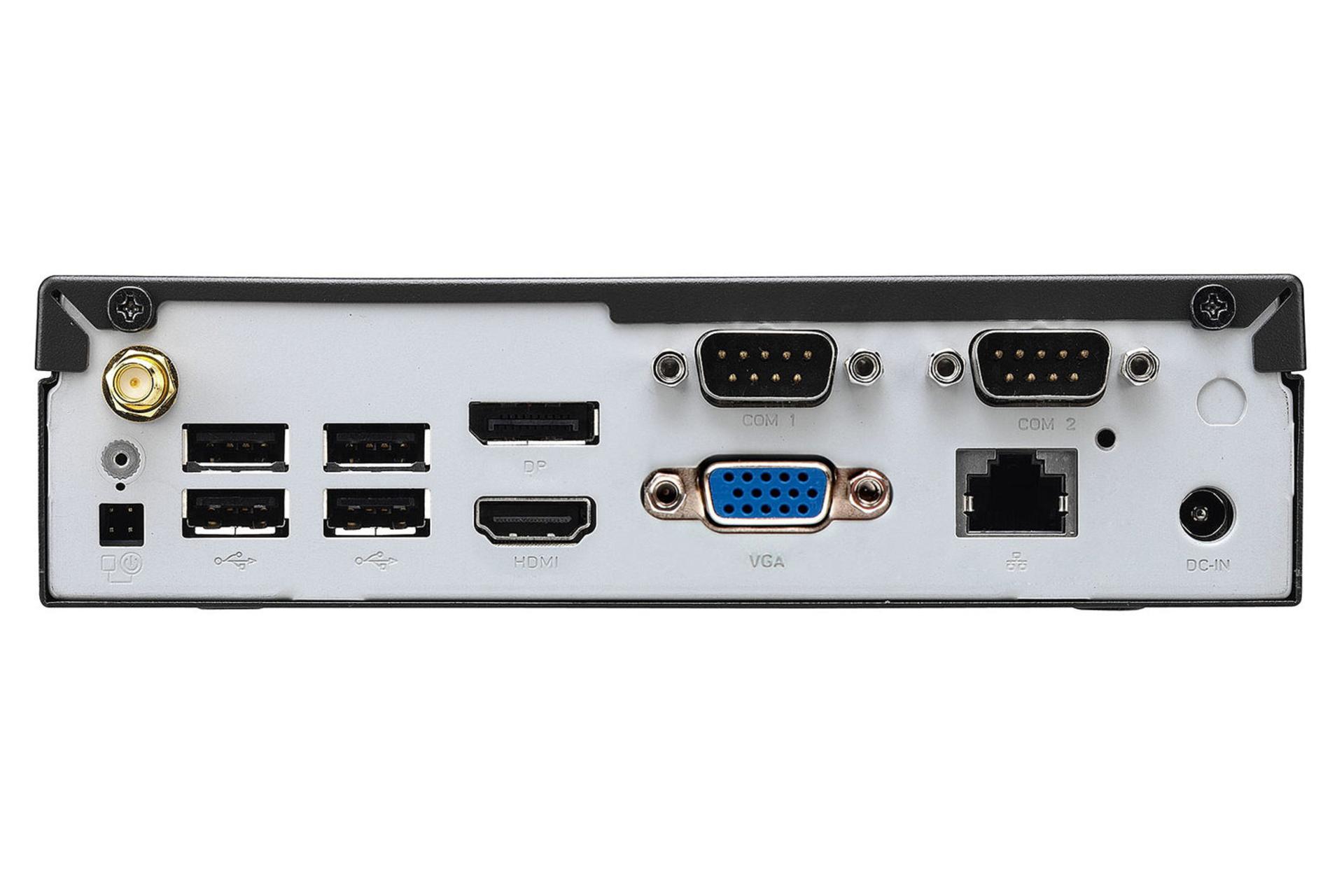 نمای پشت Mini PC شاتل Shuttle DX30