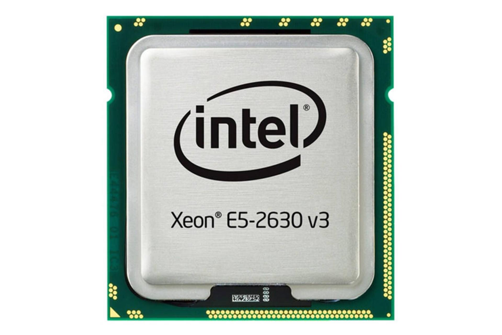 پردازنده اینتل Xeon E5-2630 v3 نمای روبرو