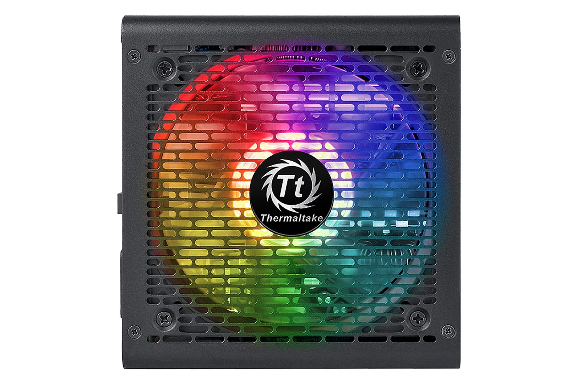 نمای فن پاور کامپیوتر ترمالتیک Toughpower GX1 RGB با توان 500 وات