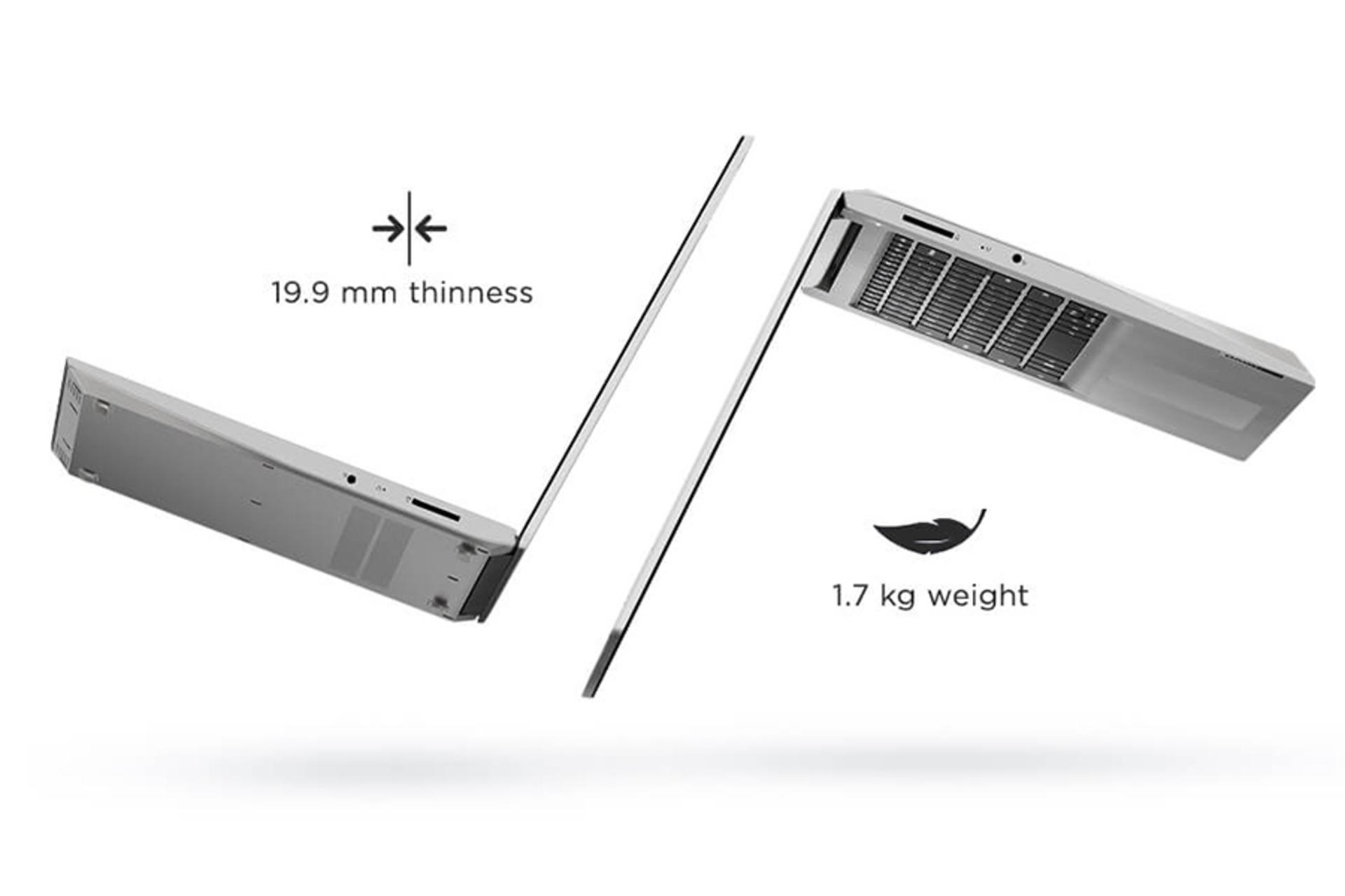 لپ تاپ لنوو آیدیاپد Slim 3 از نمای کنار