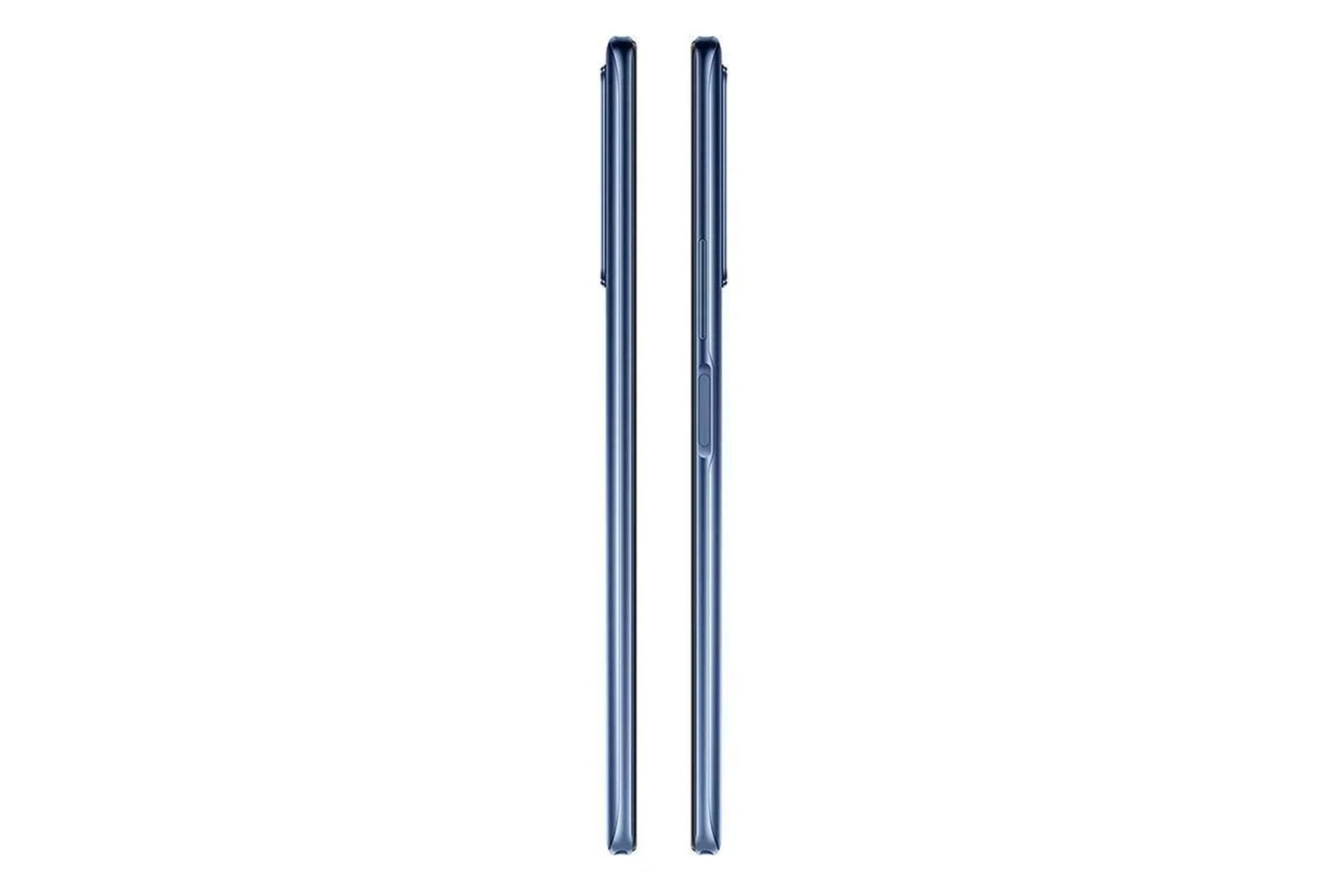 نمای جانبی گوشی موبایل ویوو vivo Y33 آبی تیره