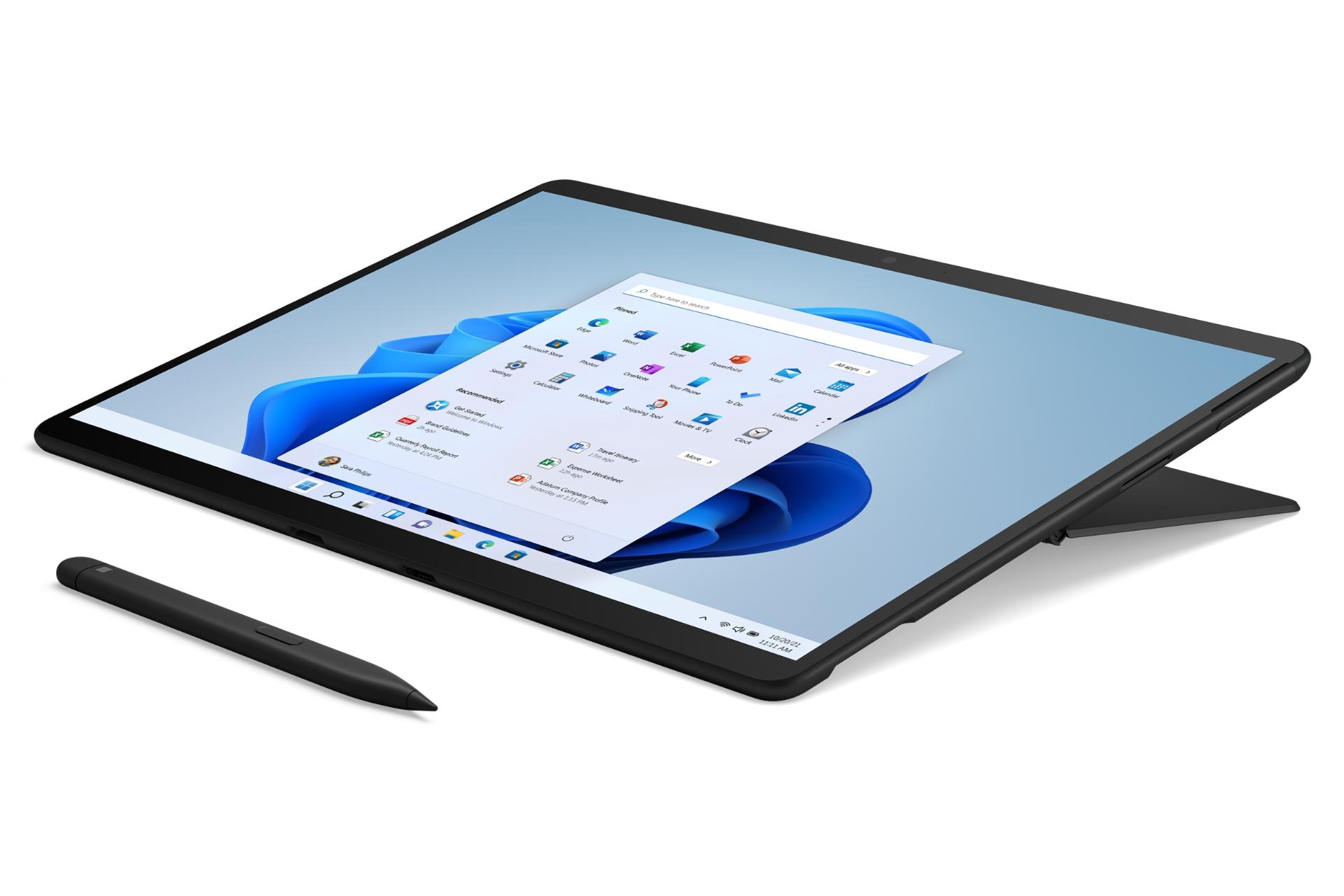 سرفیس پرو ایکس مایکروسافت / Microsoft Surface Pro X مشکی به همراه قلم اسلیم پن