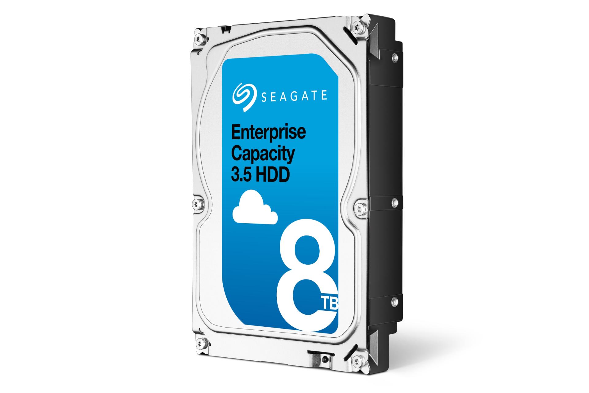 نمای هارد دیسک سیگیت Seagate Enterprise Capacity ST8000NM0075 SAS 3.5 Inch 8TB ظرفیت 8 ترابایت