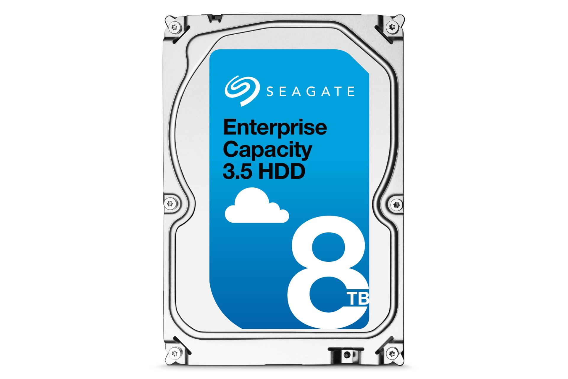 هارد دیسک سیگیت Seagate Enterprise Capacity ST8000NM0075 SAS 3.5 Inch 8TB ظرفیت 8 ترابایت روبرو