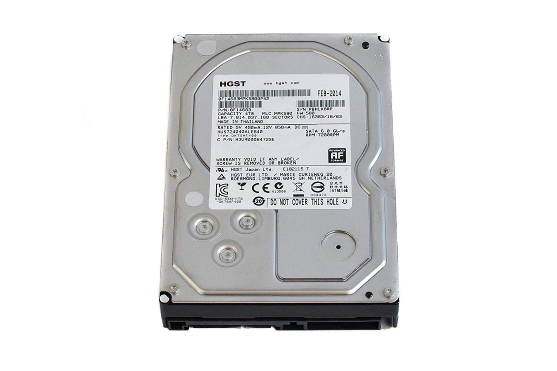 قیمت هارد هیتاچی Ultrastar 7K4000 0F14683 ظرفیت 4 ترابایت