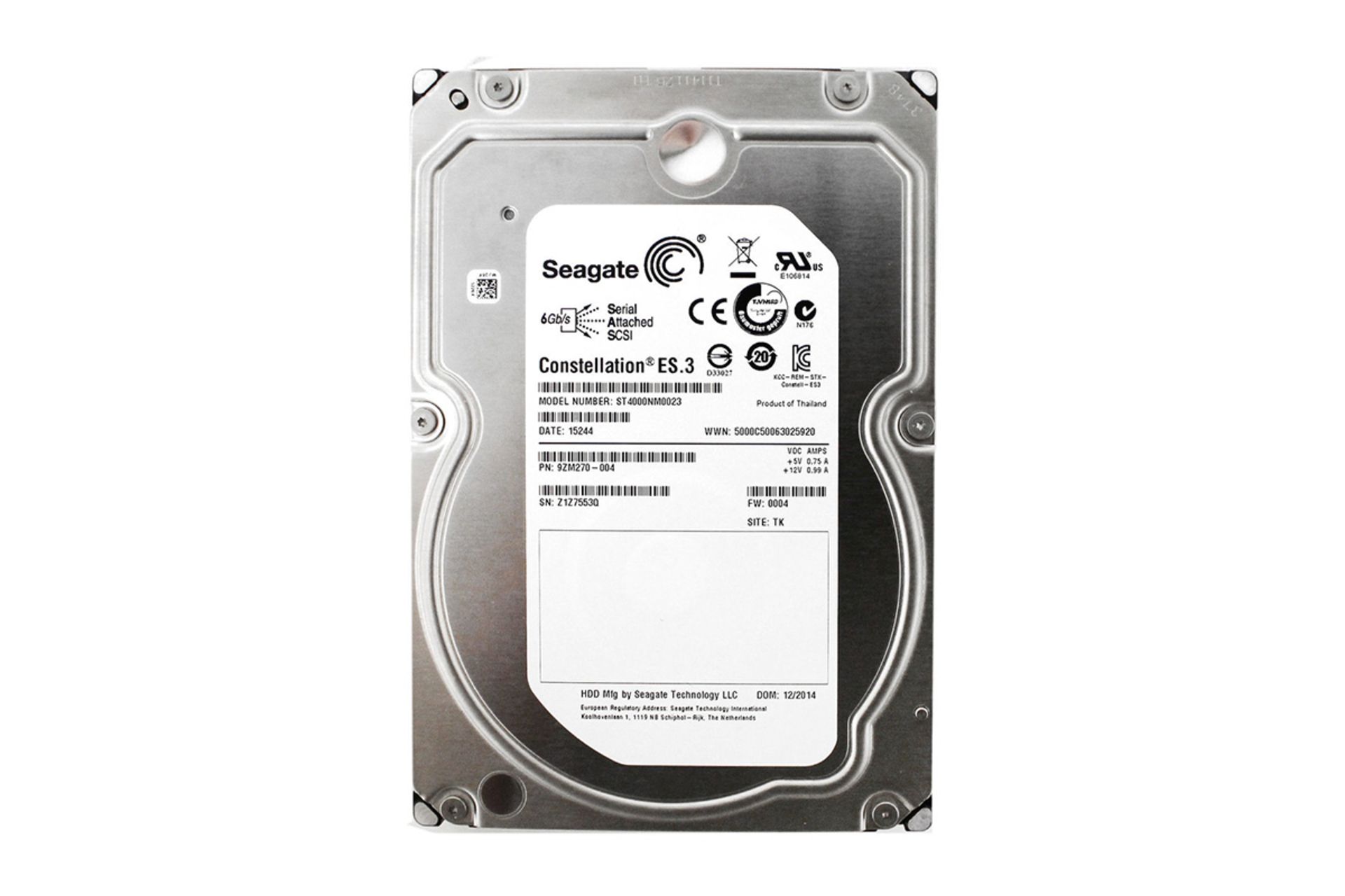 Seagate ST4000NM0023 SAS 4TB