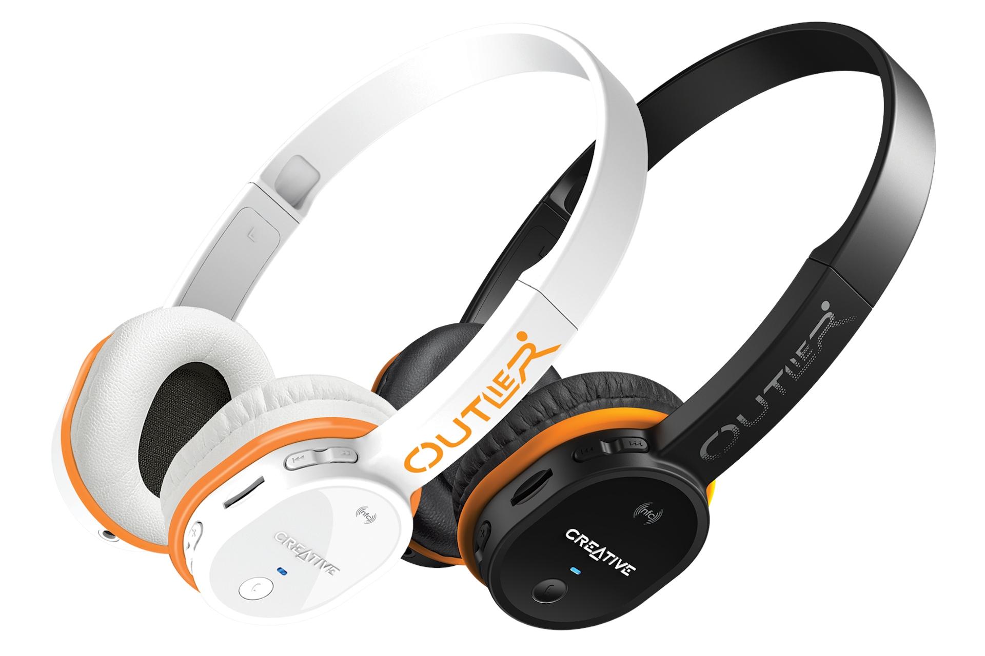 هدفون بی سیم کریتیو Creative Outlier مشکی سفید