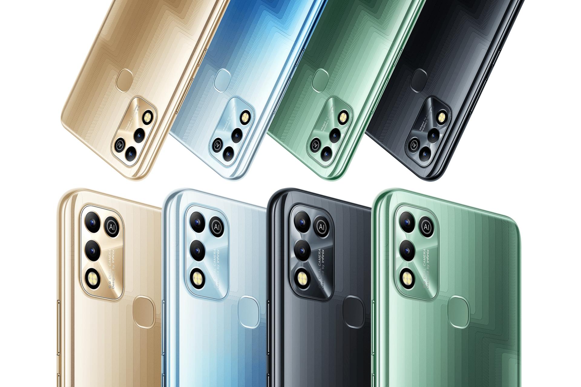 رنگ های مختلف گوشی موبایل Hot 11 پلی اینفینیکس / Infinix Hot 11 Play