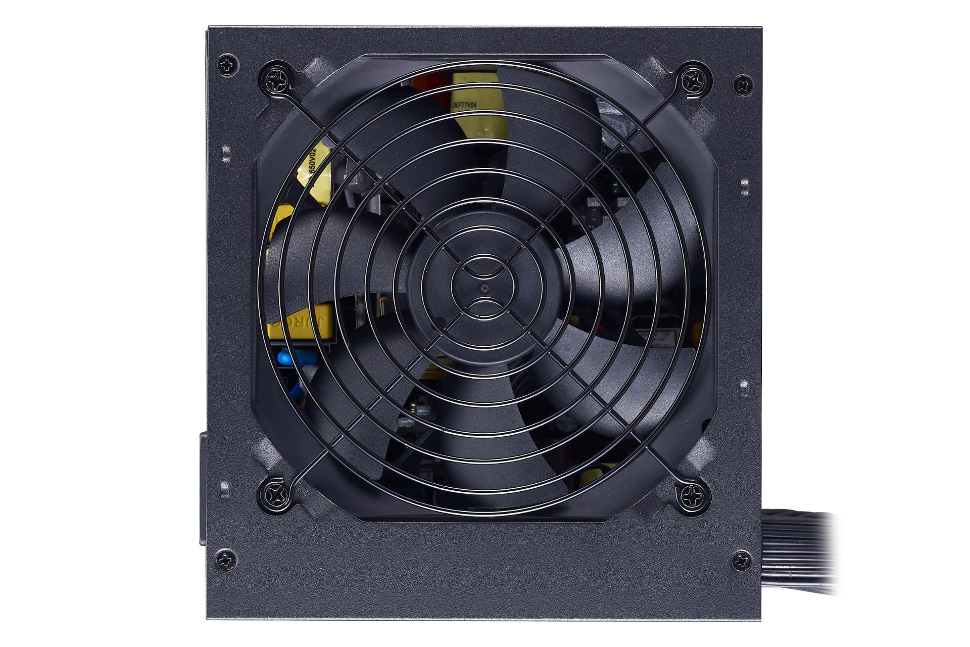 نمای فن پاور کامپیوتر کولر مستر MWE 550 White V2 با توان 550 وات