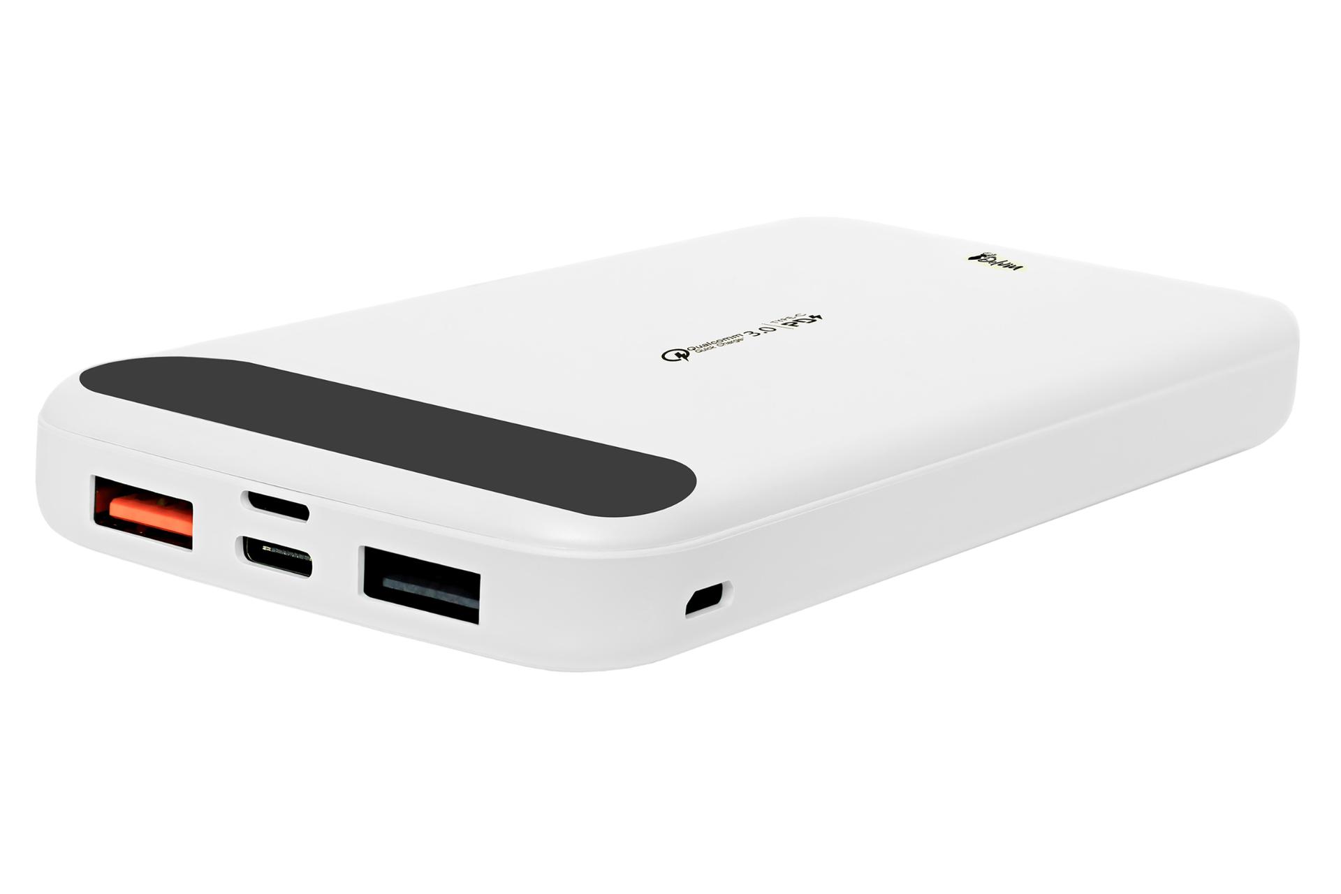 درگاه پاور بانک دلوین F10 سفید