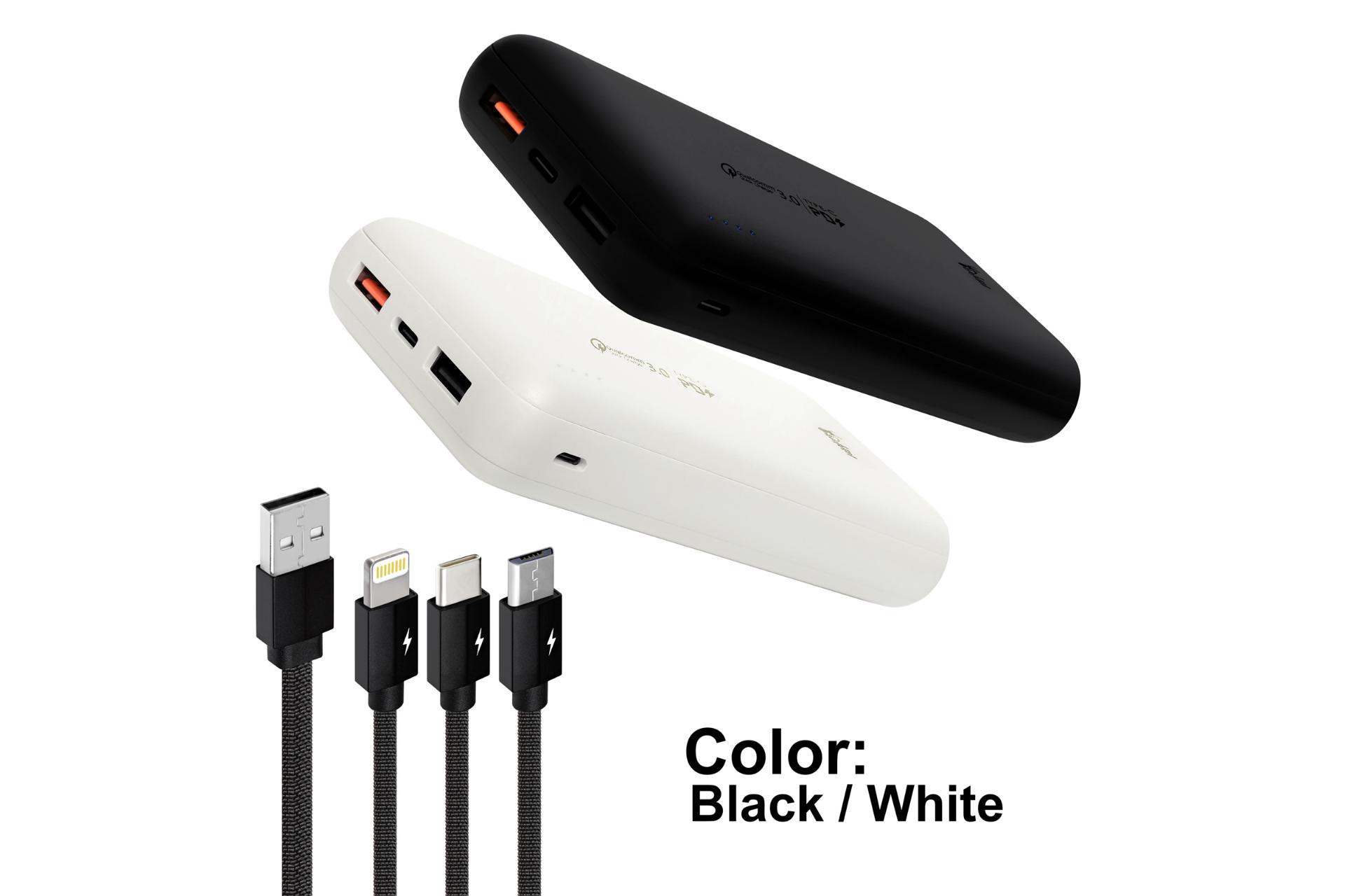 پاوربانک دلوین F18 همراه با کابل