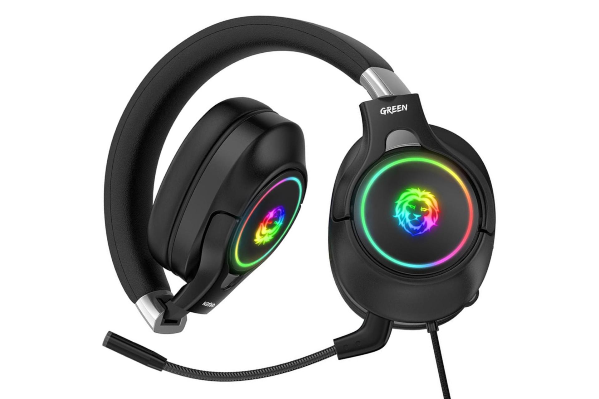 میکروفون هدست گیمینگ گرین لیون Green Lion K10 RGB