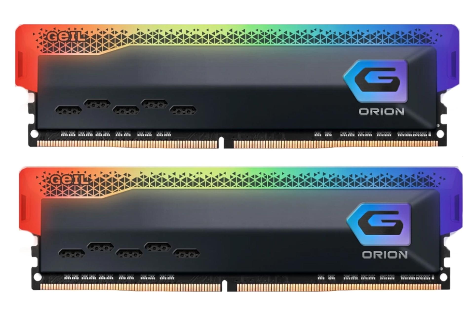 نمای جلو رم گیل ORION RGB ظرفیت 32 گیگابایت (2x16) از نوع DDR4-3200