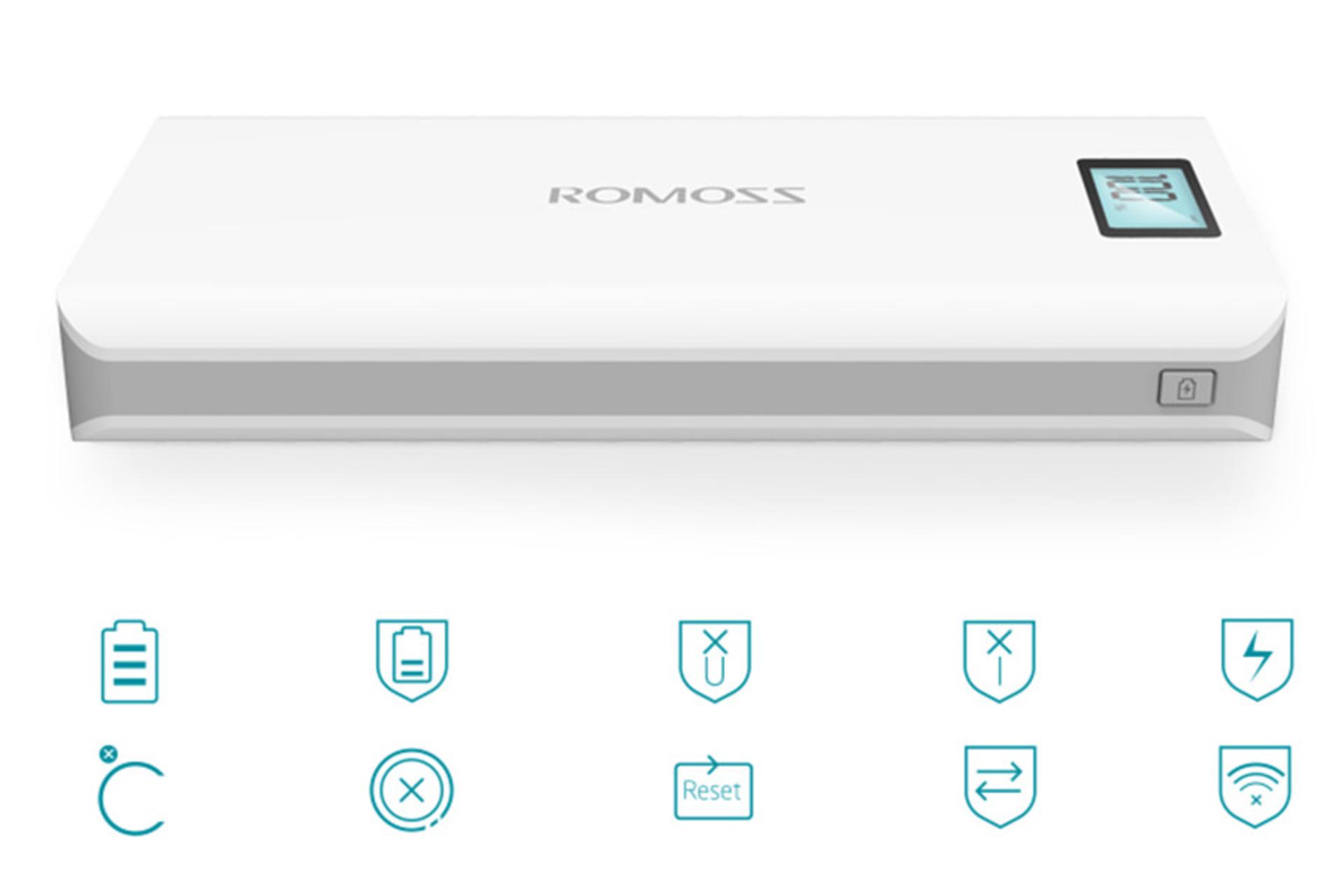 Romoss Sense 6 20000mAh / روموس Sense 6 با ظرفیت 20000 میلی‌آمپر ساعت