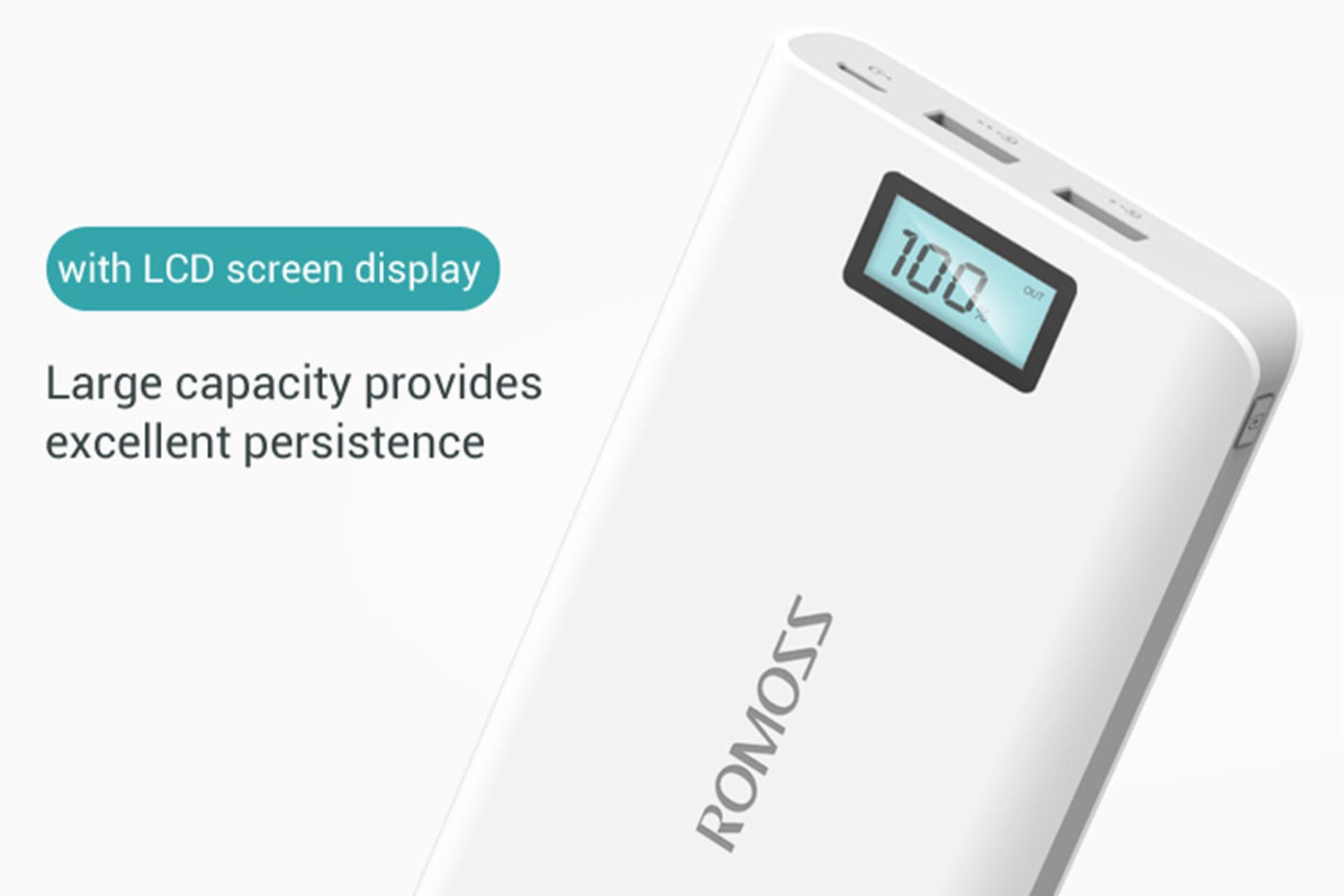 Romoss Sense 6 20000mAh / روموس Sense 6 با ظرفیت 20000 میلی‌آمپر ساعت