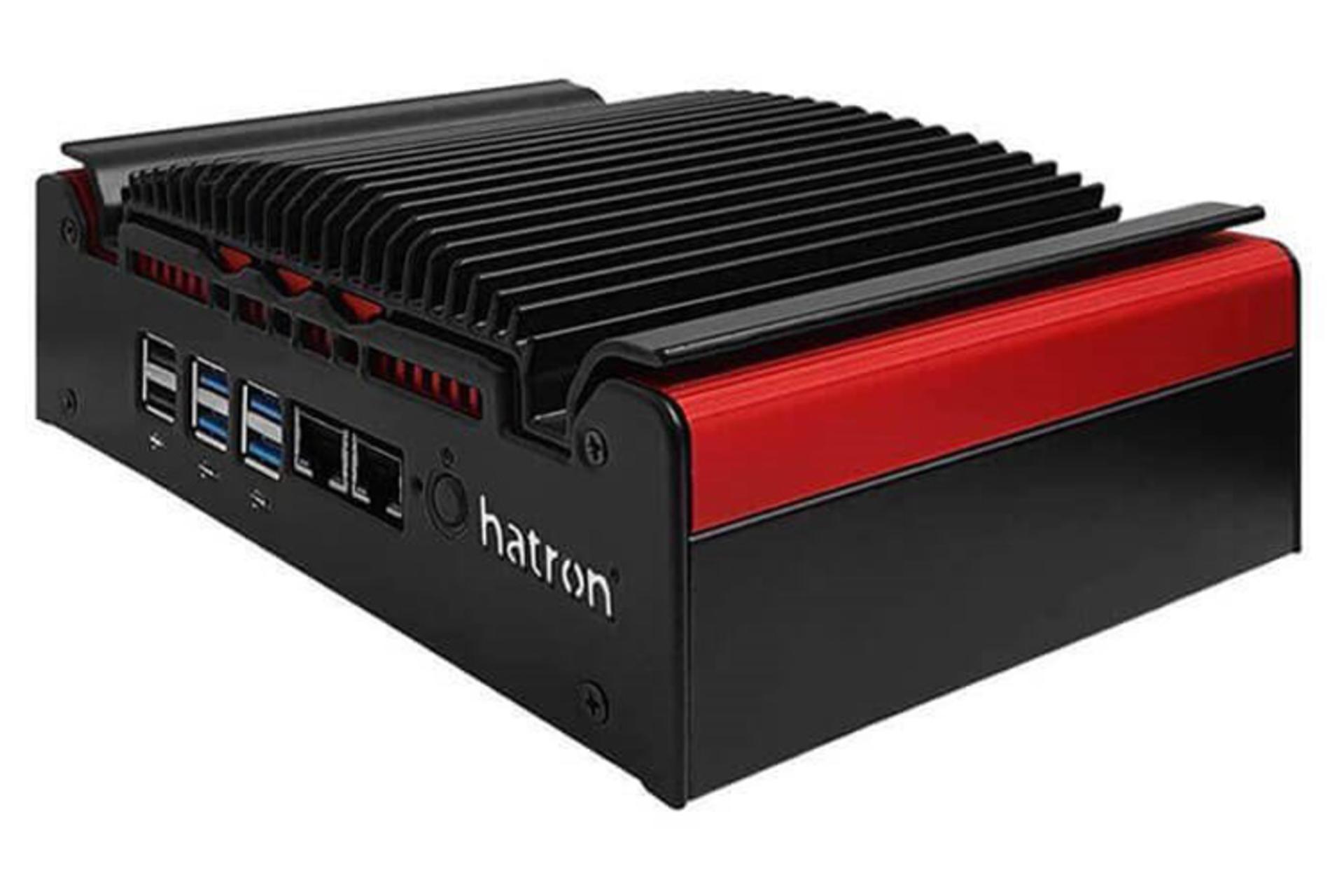 نمای جانبی Mini PC هترون Hatron MI785UG-BB