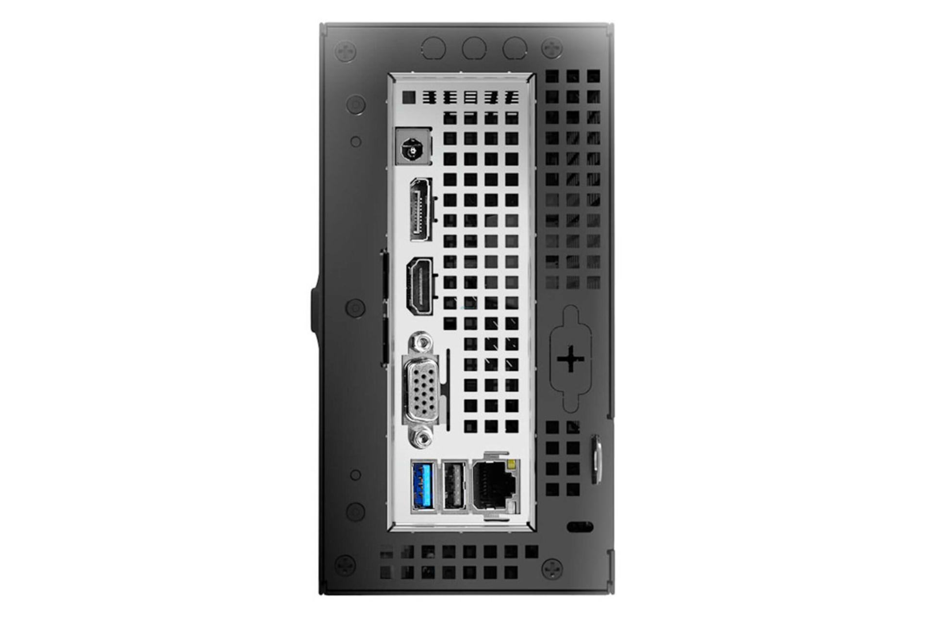نمای پشت Mini PC ازراک ASRock DeskMini 110