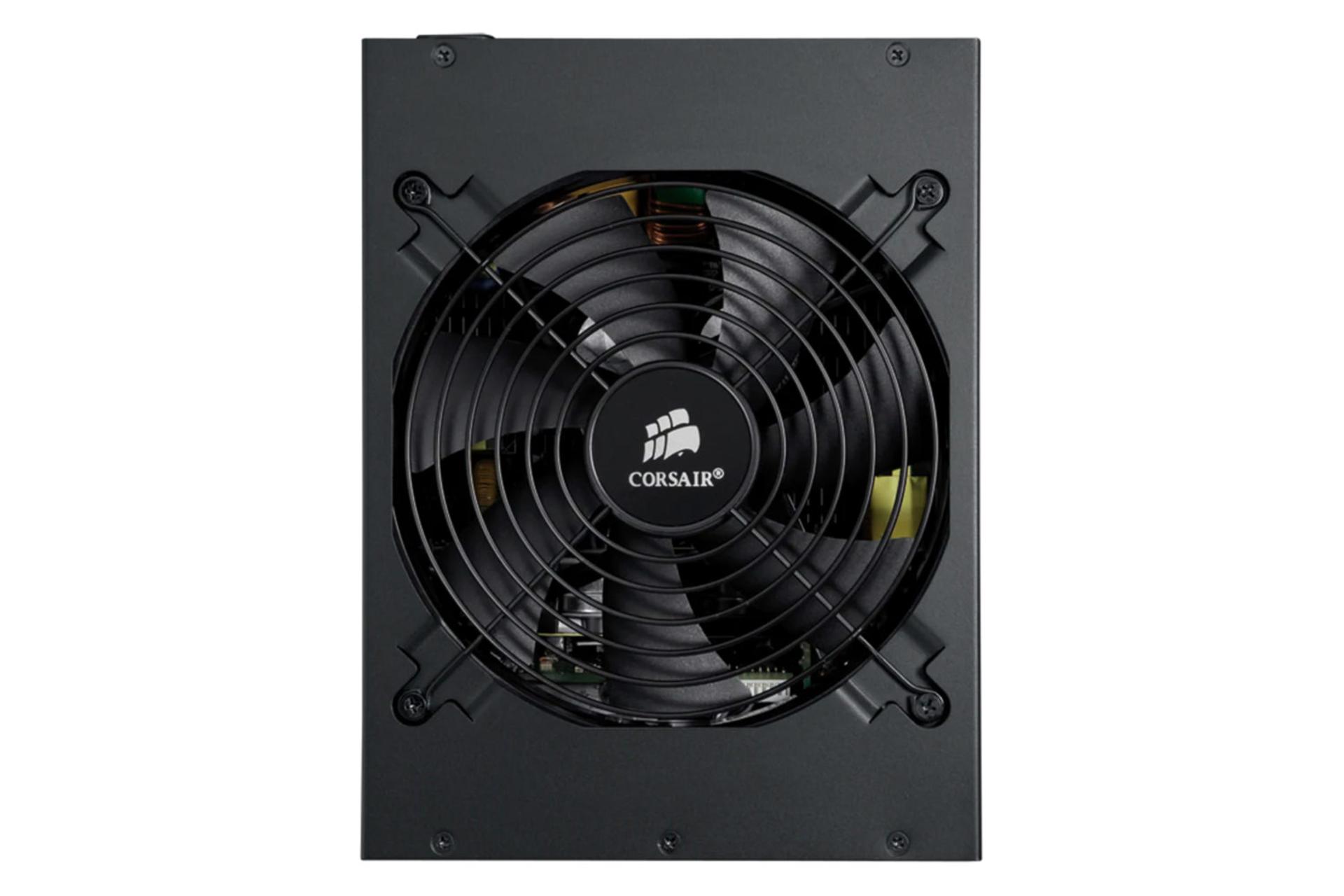 نمای فن پاور کامپیوتر کورسیر AX1200 با توان 1200 وات