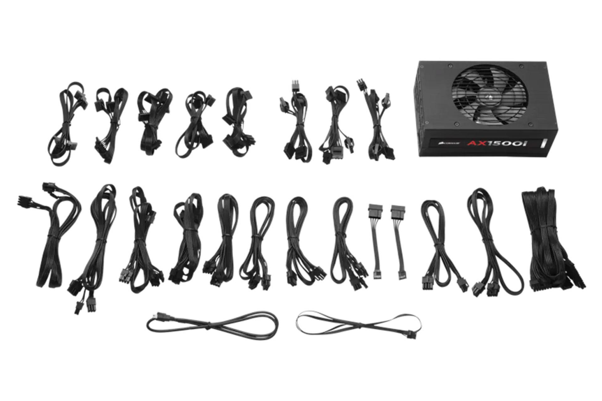 اقلام همراه پاور کامپیوتر کورسیر AX1500i با توان 1500 وات