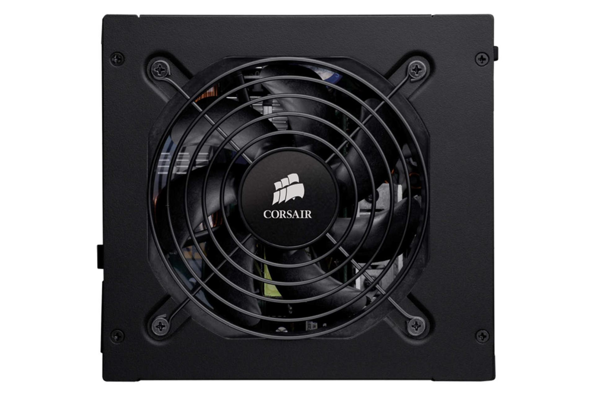 نمای فن پاور کامپیوتر کورسیر AX860 با توان 860 وات