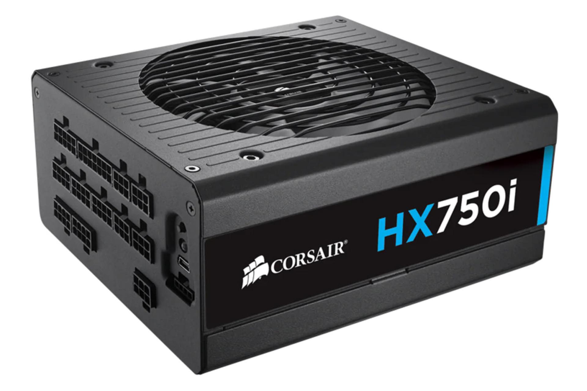 پاور کامپیوتر کورسیر HX750i Platinum با توان 750 وات