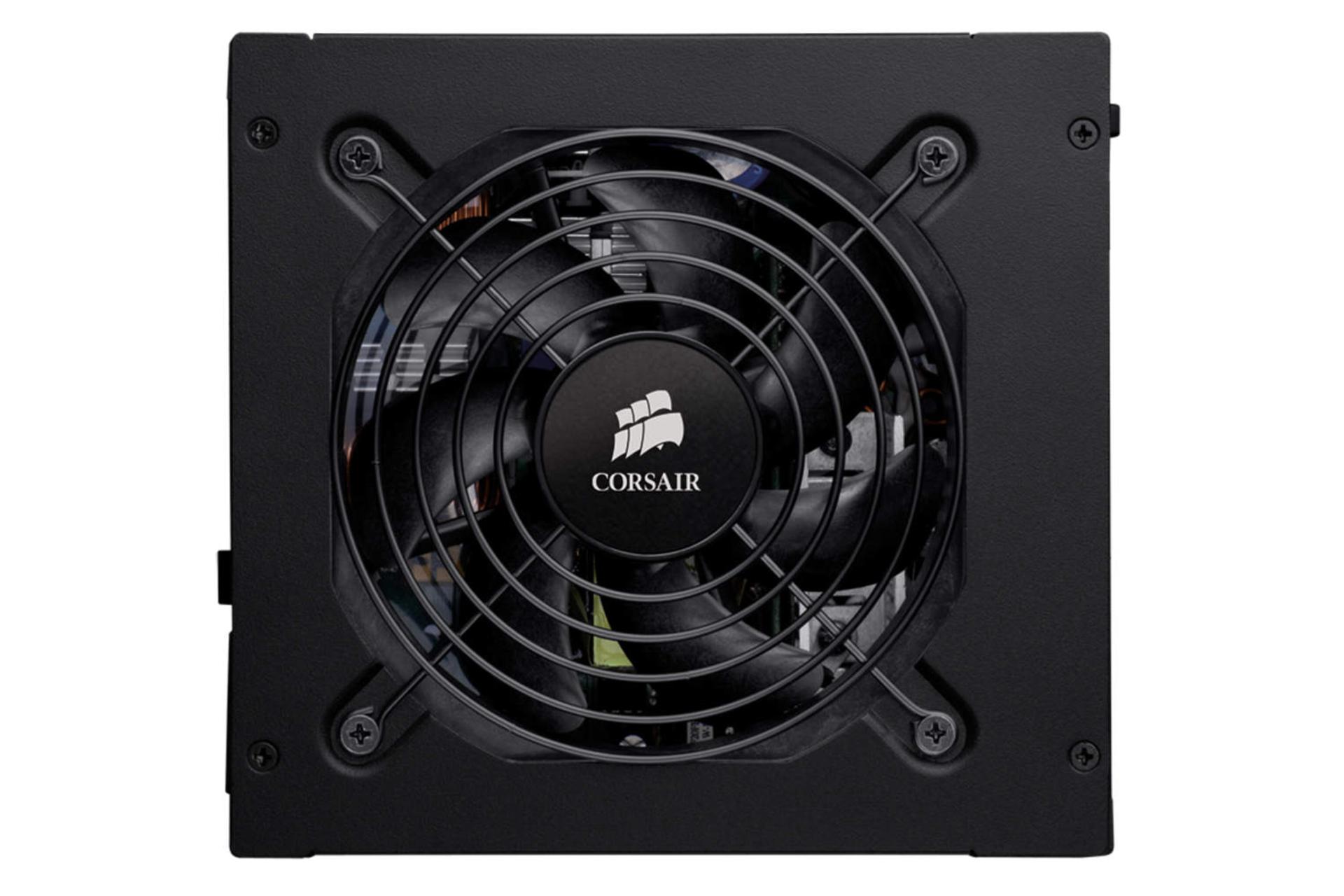 نمای فن پاور کامپیوتر کورسیر AX760 با توان 760 وات