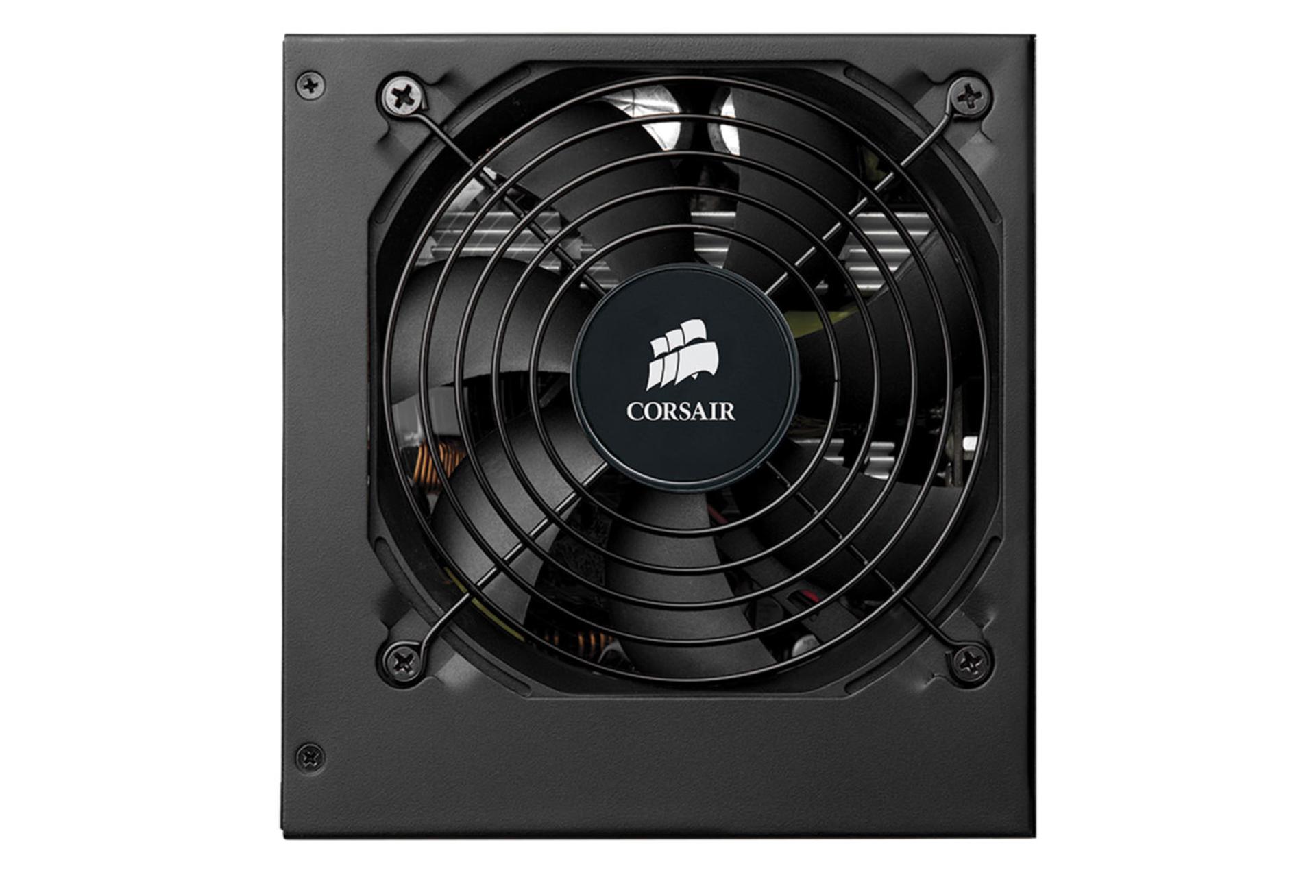 نمای فن پاور کامپیوتر کورسیر CS750M با توان 750 وات