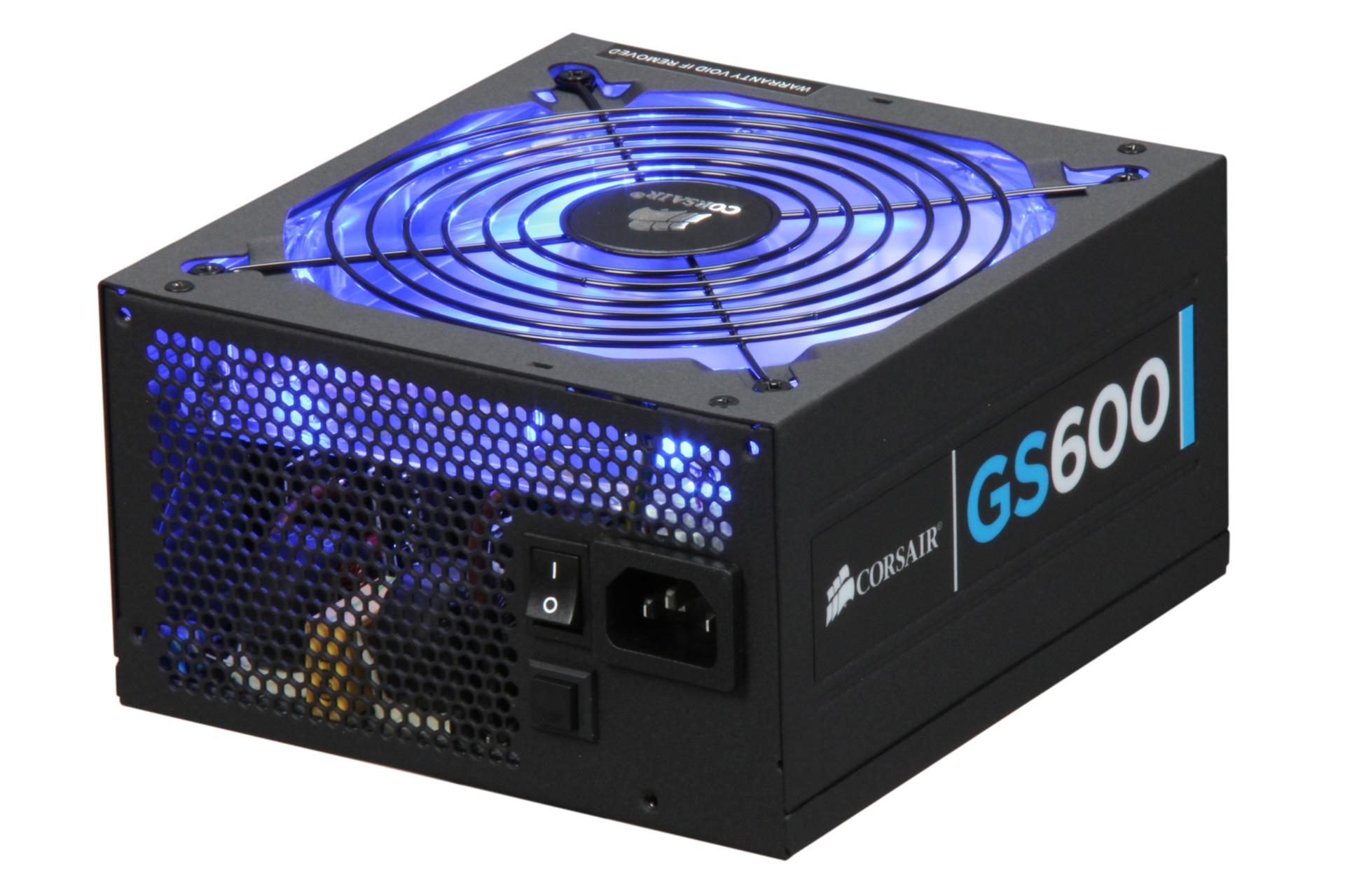 پاور کامپیوتر کورسیر GS600 Bronze CMPSU-600G با توان 600 وات