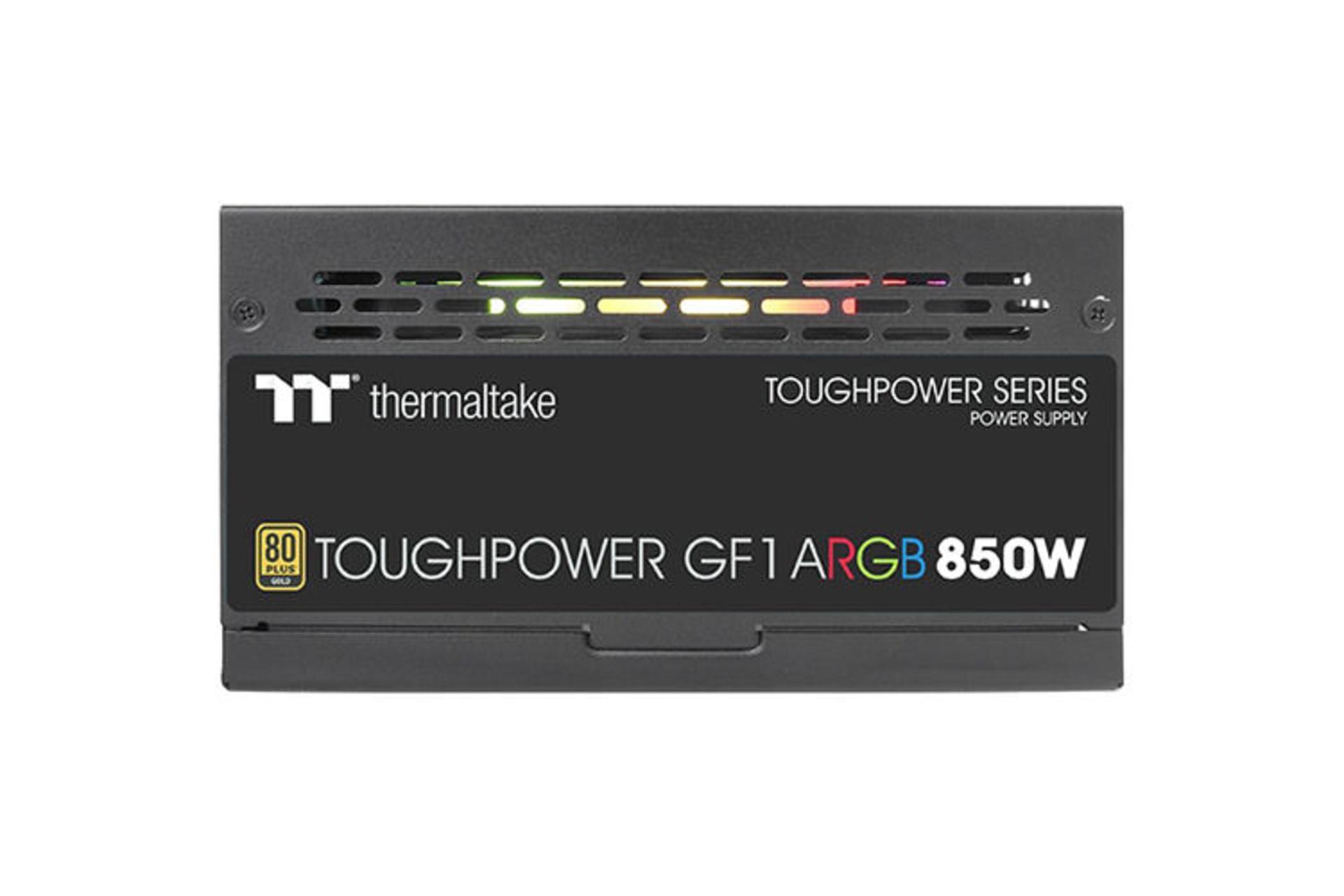  پاور کامپیوتر ترمالتیک Toughpower GF1 ARGB با توان 850 وات نمای جانبی
