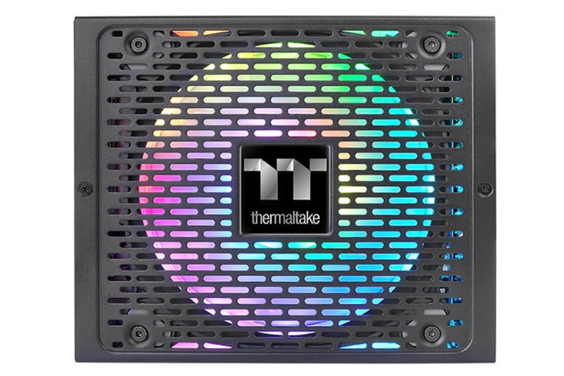 پاور کامپیوتر ترمالتیک Toughpower PF1 ARGB با توان 1050 وات نمای فن