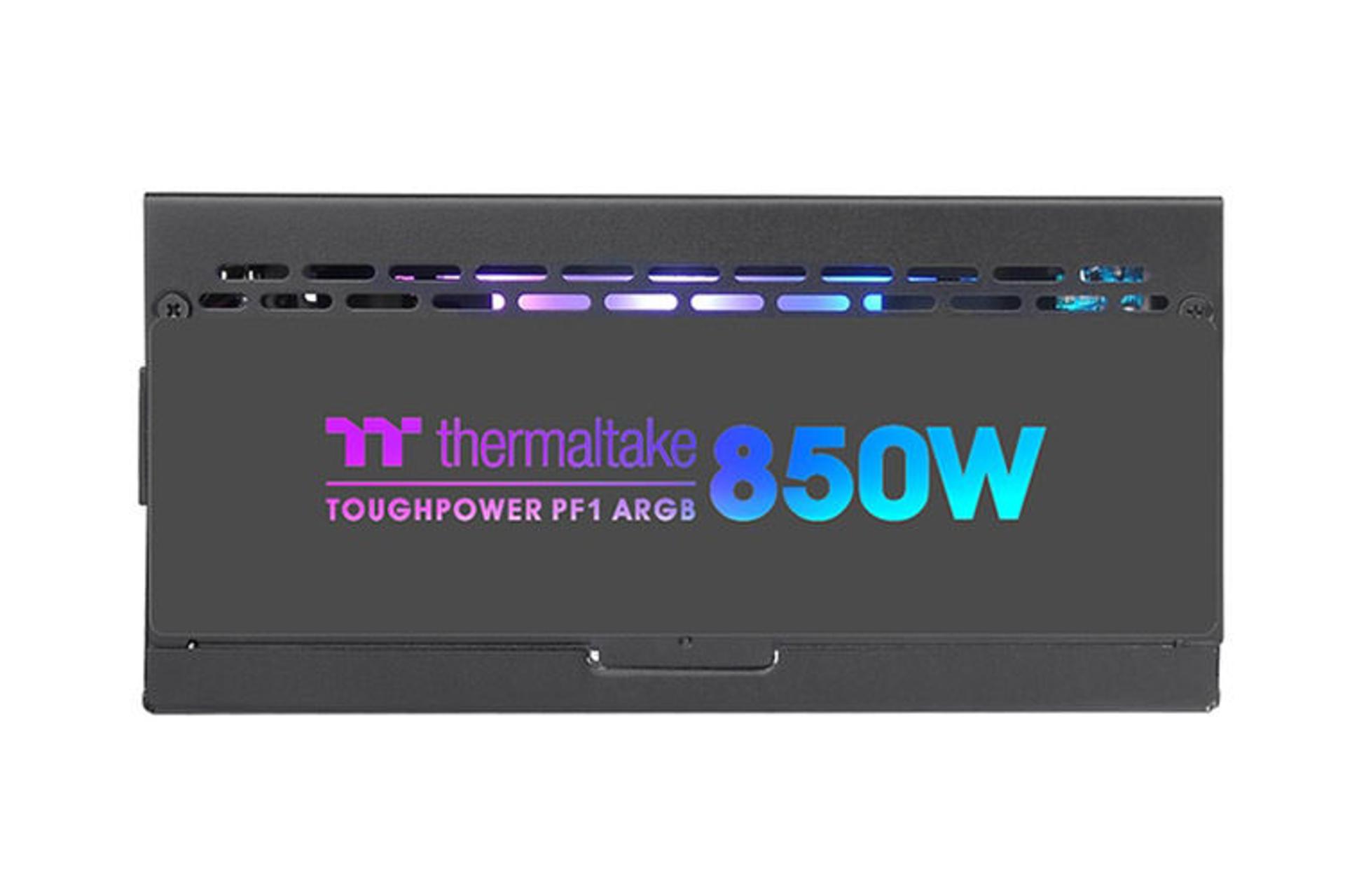 پاور کامپیوتر ترمالتیک Toughpower PF1 ARGB با توان 850 وات نمای جانبی