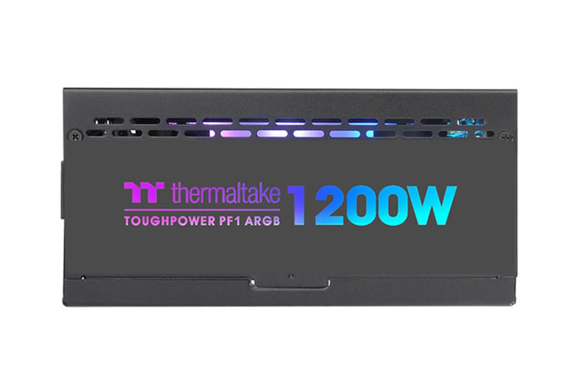 پاور کامپیوتر ترمالتیک Toughpower PF1 ARGB با توان 1200 وات نمای جانبی
