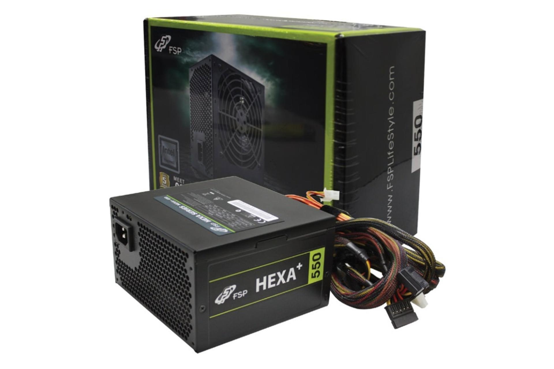 پاور کامپیوتر اف اس پی +HEXA با توان 550 وات