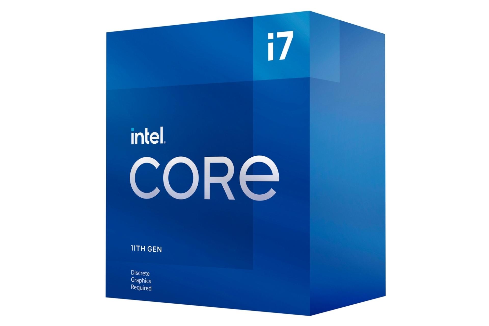 جعبه پردازنده نسل یازده Intel Core i7-11700F فاقد گرافیک مجتمع