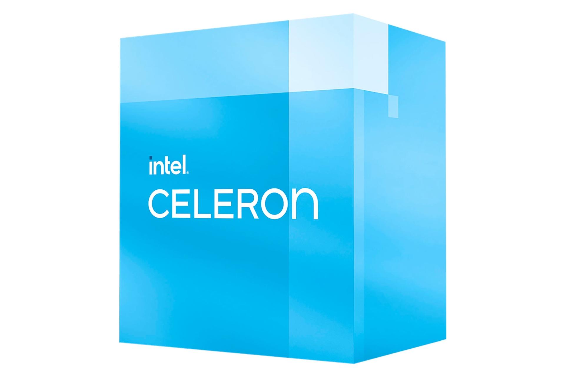 نمای راست جعبه پردازنده اینتل سلرون نسل دوازدهم / Intel Celeron 12th Gen