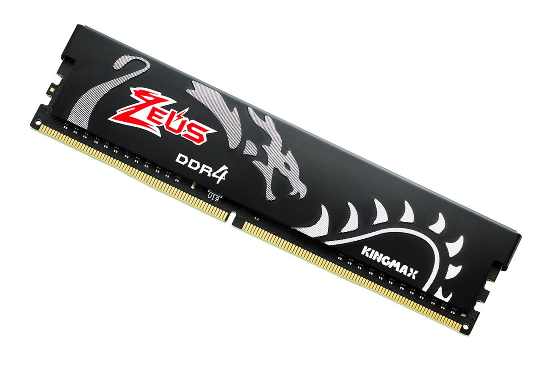 نمای کنار رم کینگ مکس Zeus Dragon ظرفیت 32 گیگابایت از نوع DDR4-3200