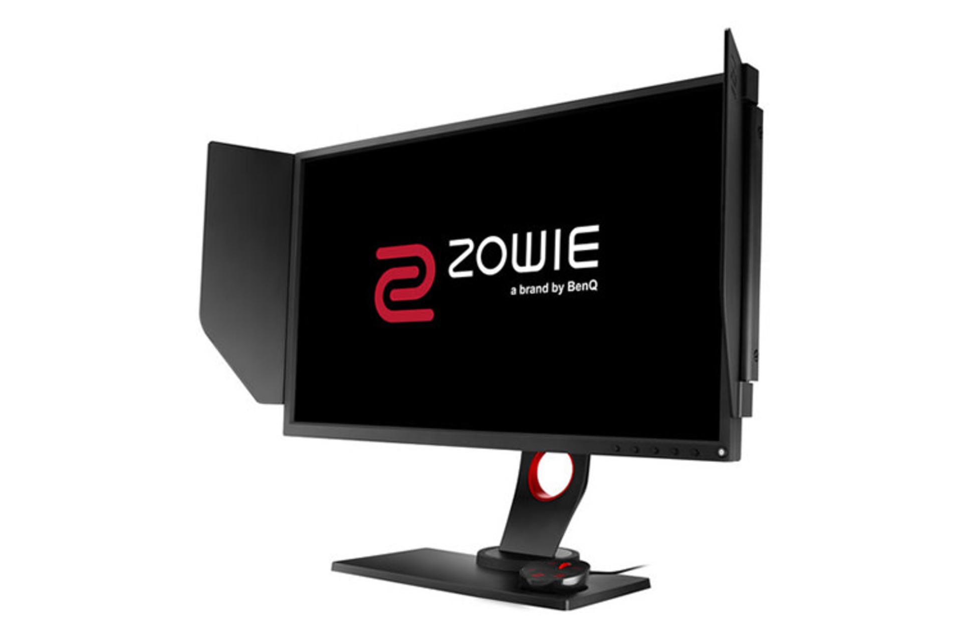 نمای جلو زاویه دار  مانیتور بنکیو 24.5 اینچ مدل ZOWIE XL2546S رنگ مشکی