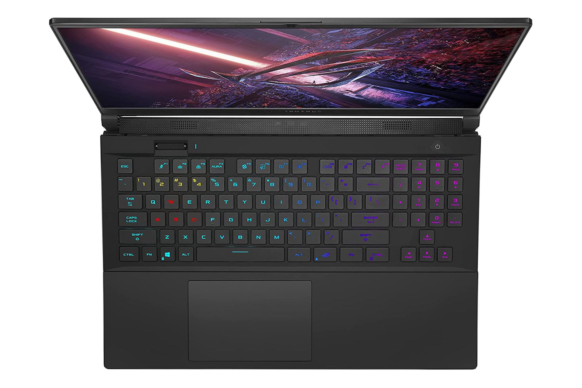 نمای بالا لپ تاپ ایسوس ROG Zephyrus S17 GX703HR