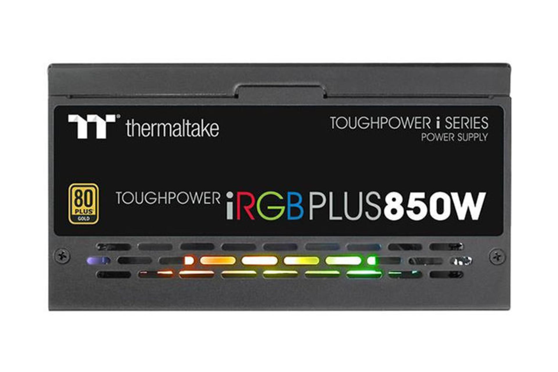 پاور کامپیوتر ترمالتیک Toughpower iRGB PLUS با توان 850 وات نمای جانبی