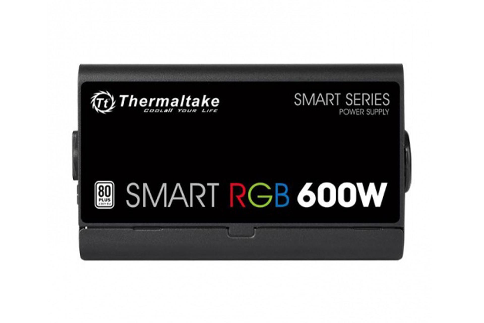پاور کامپیوتر ترمالتیک Smart RGB 230V با توان 600 وات نمای روبرو