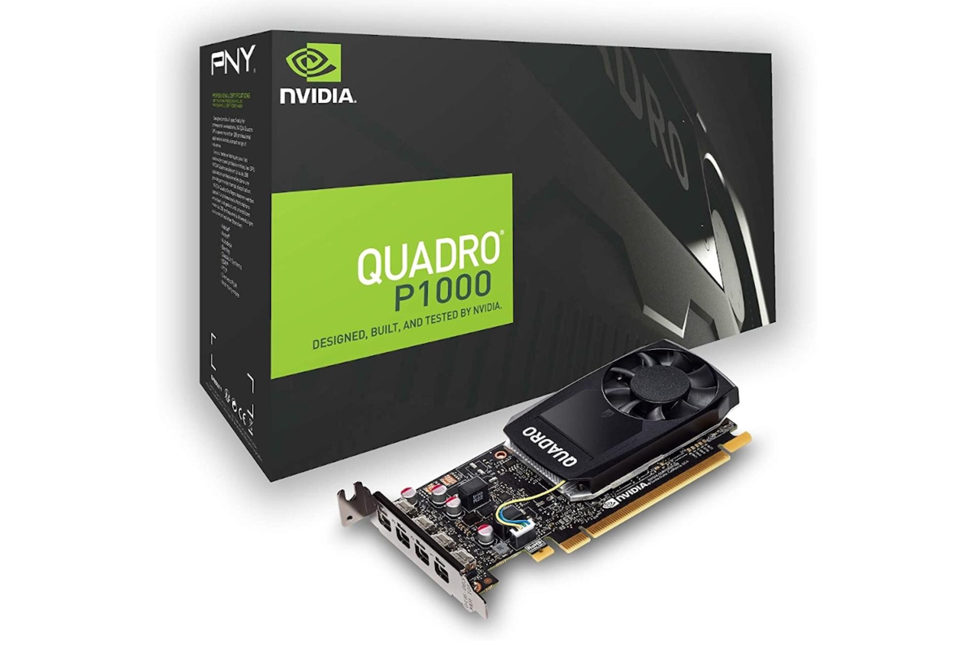 جعبه کارت گرافیک انویدیا Quadro P1000