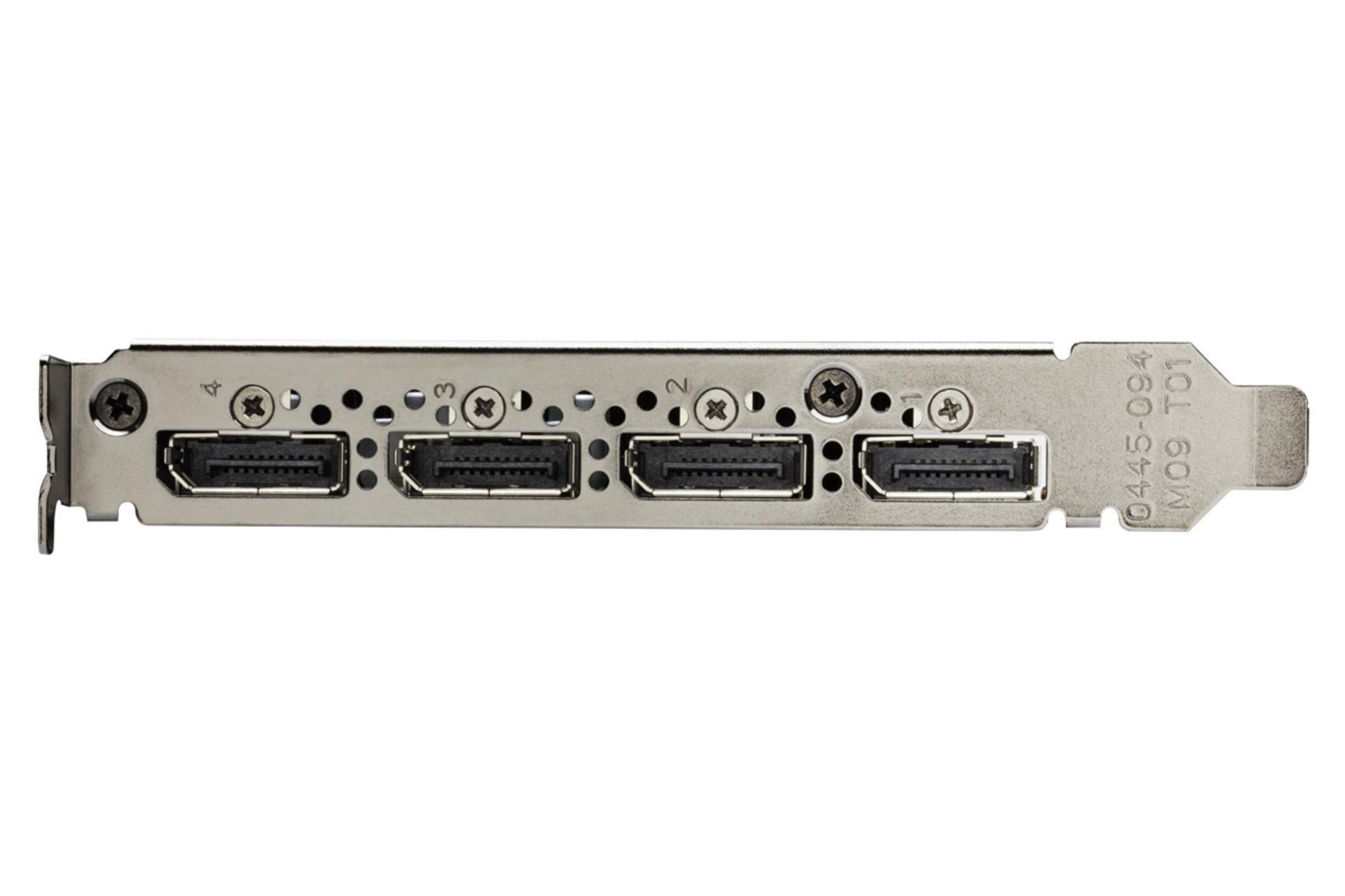 نمای درگاه های کارت گرافیک انویدیا Quadro M4000