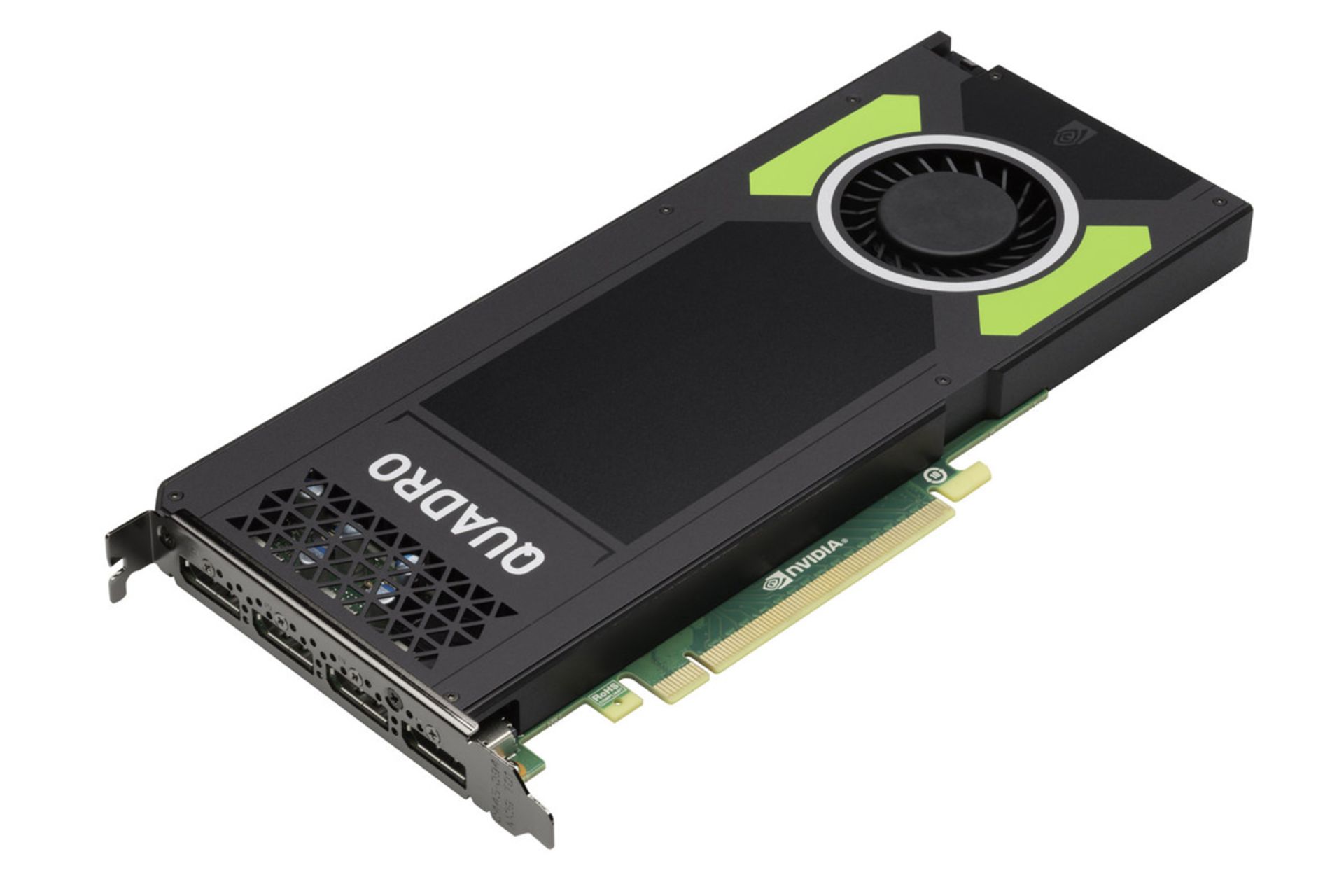 نمای جلو کارت گرافیک انویدیا Quadro M4000