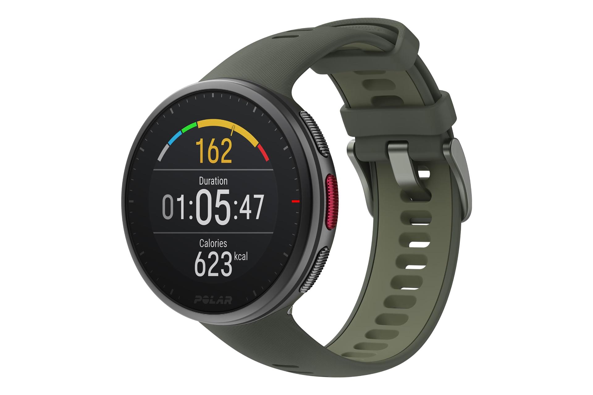 ابزار پوشیدنی اسمارت واچ پولار Polar Vantage V2 بند سبز