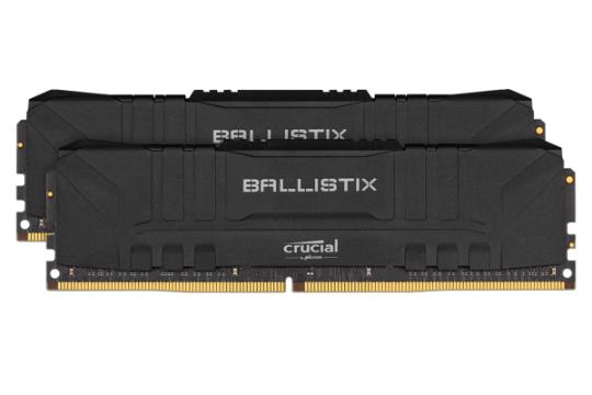 نمای جلو رم کروشیال Ballistix ظرفیت 32 گیگابایت (2x16) از نوع DDR4-3200