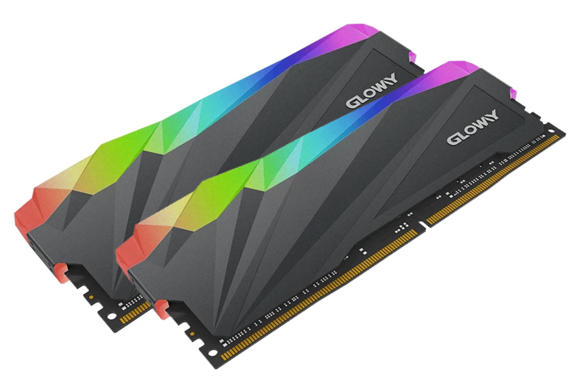 نمای کنار رم گلووی Sparkle ظرفیت 16 گیگابایت (2x8) از نوع DDR4-3200