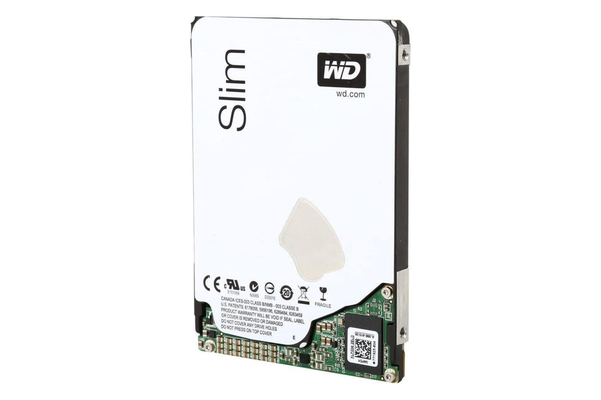 نمای جلو هارد دیسک وسترن دیجیتال Black WD10S21X ظرفیت 1 ترابایت